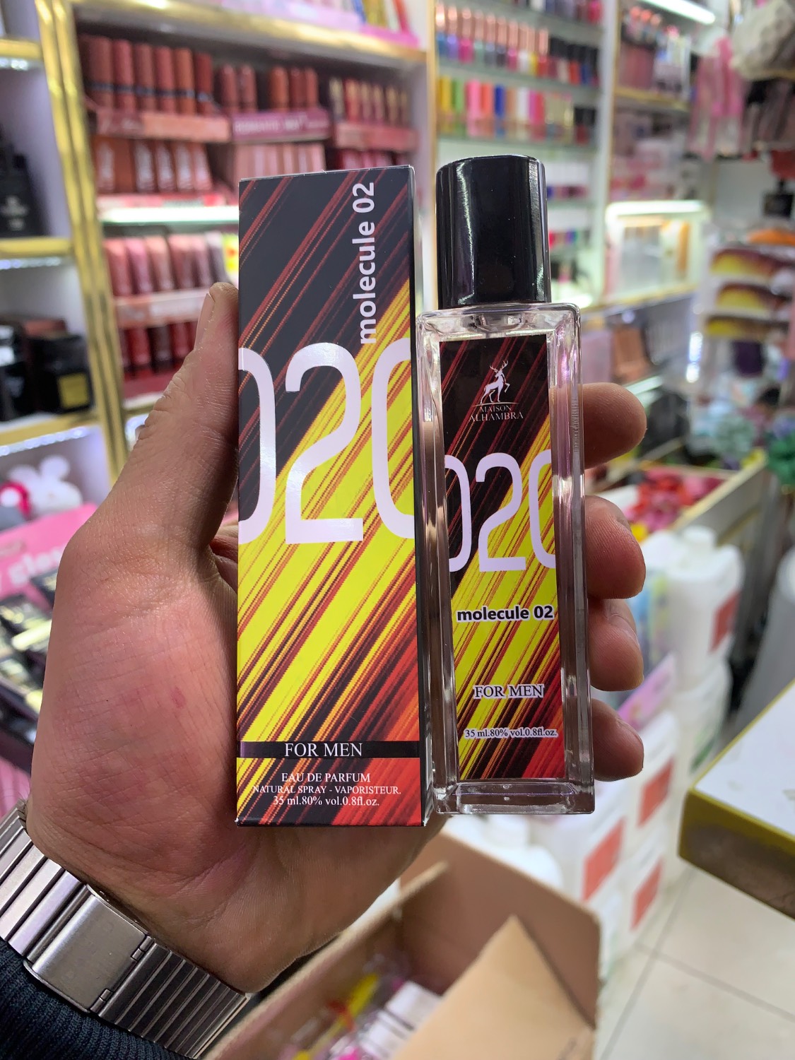 ادکلن 35 میل الحمرا اورجینال 020 ملکول