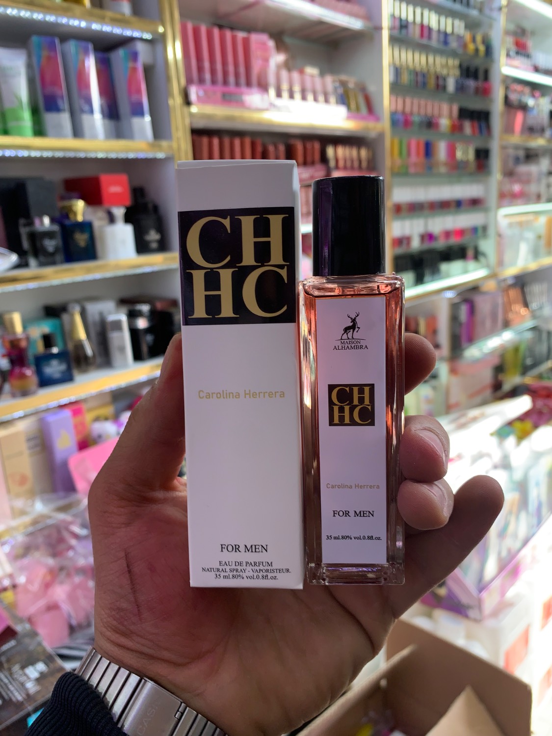 ادکلن 35 میل الحمرا اورجینال CH