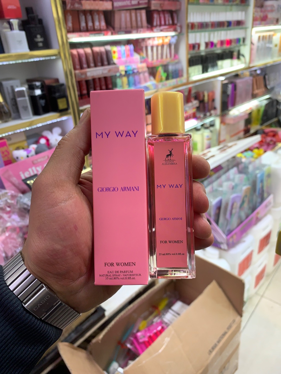 ادکلن 35 میل الحمرا اورجینال مای وی عمده