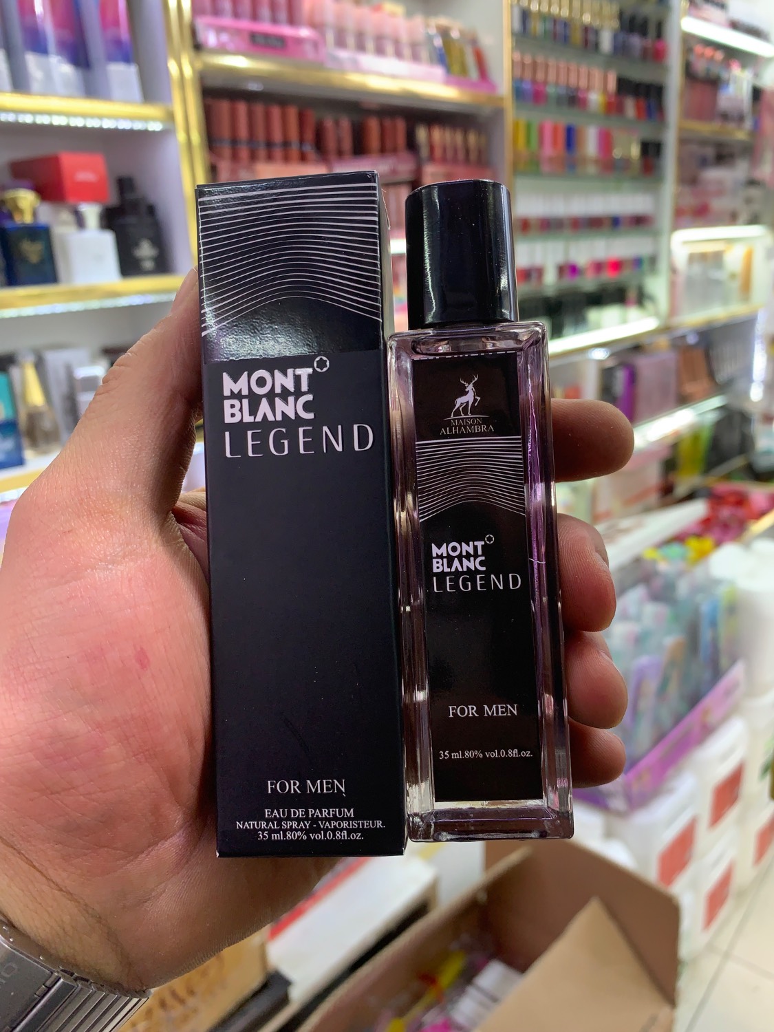 ادکلن 35 میل الحمرا اورجینال مونت بلک